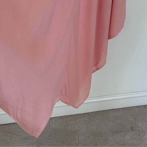 Elan Melon Asymmetrical Midi Slip Cover up Dress - Women's Medium New - Picture 6 of 9
